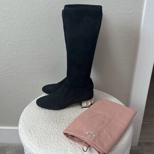 Miu miu Elegant Black boot size 37